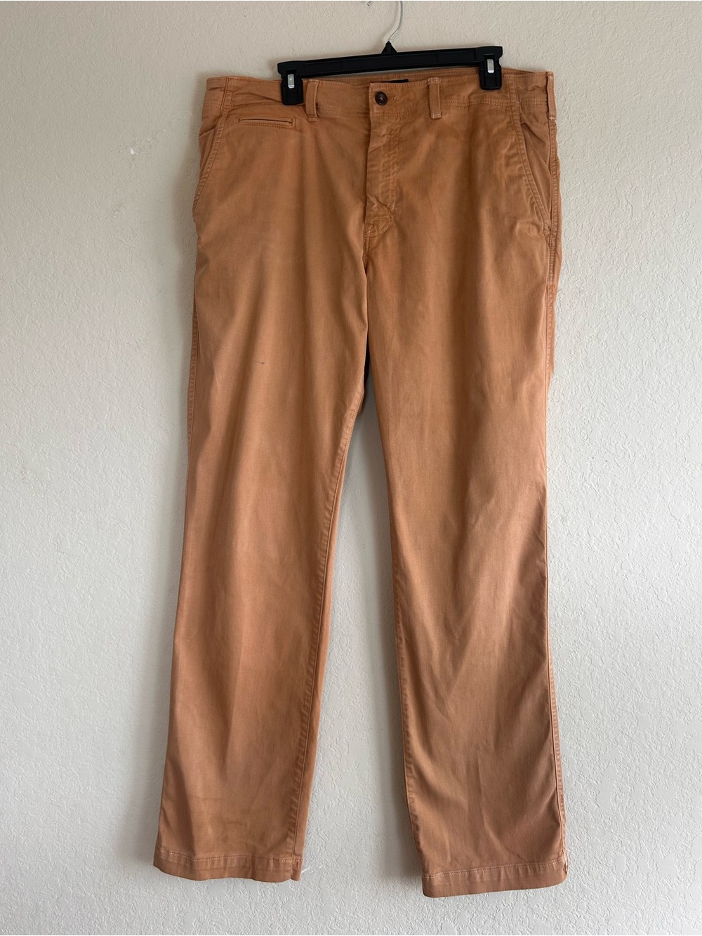 American Eagle Extreme Flex Original Straight Chino Pants Mens Tan 36x34 (37x33)